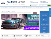 Tablet Screenshot of buycolonialford.com